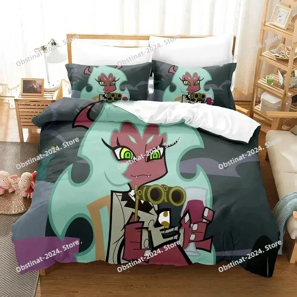 Anime Panty & Stocking with Garterbelt Bedding Set Boys Girls Twin Queen Size Duvetcover Pillowcase Bed Kids Adult Home Textiles