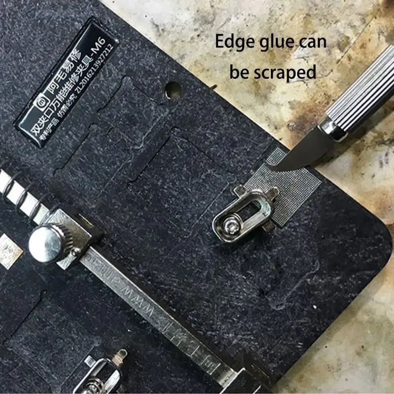 

Набор инструментов для обслуживания печатной платы, тонкое лезвие из нержавеющей стали, удаление клея, эргономичная ручка для