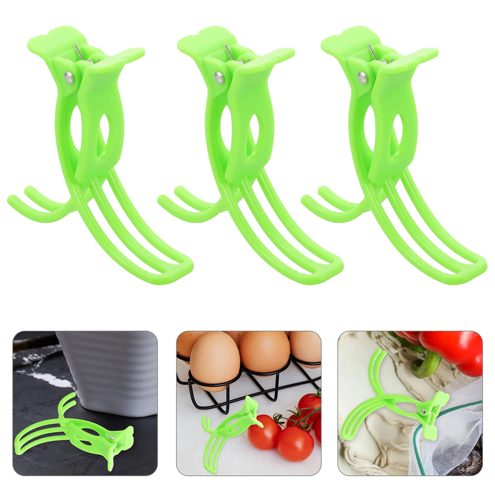 

50Pcs Anti-Scald Vegetable Food Clips Reusable Plastic Clamps for Hot Pot Spicy Hot Pot Serving Vegetable Tools