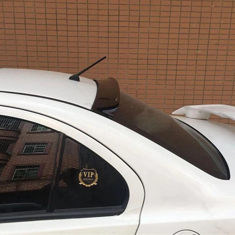 For Roof Spoiler Wing Mitsubishi Lancer EX ABS Plastic Car Rear Window Black Tail FIN Accessories 2009-2016 Year