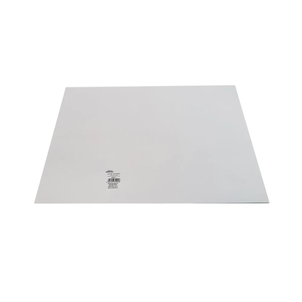 (2 pack 12" x 12" x 6" White Cake Box with Window by