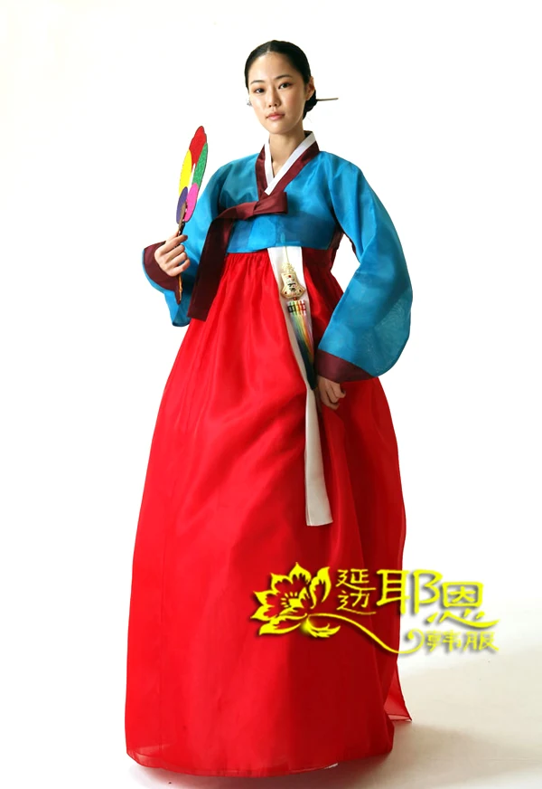 Ladies Hanbok Stage Hanbok Korean Ethnic Hanbok Korean Performing Arts Hanbok Collective Performance Hanbok