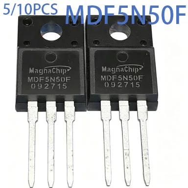 5/10PCS MDF5N50F TO-220F 500V 5A MOSFET Electronics In Stock