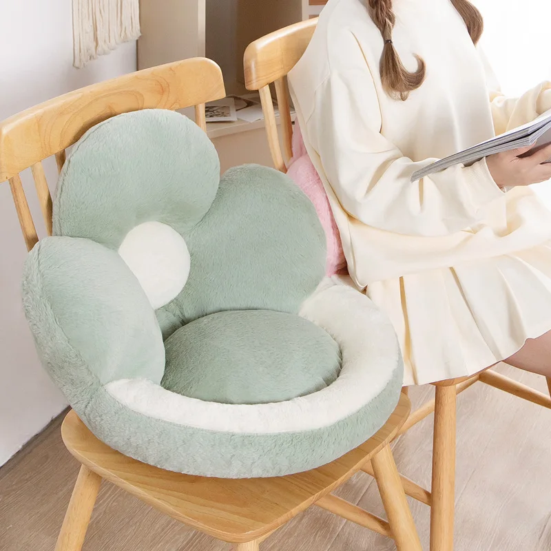 Cuscino per sedile con cuscino a fiori Super morbido divano imbottito in peluche pavimento per interni sedia per la casa decorazioni invernali per bambini regalo amante delle ragazze