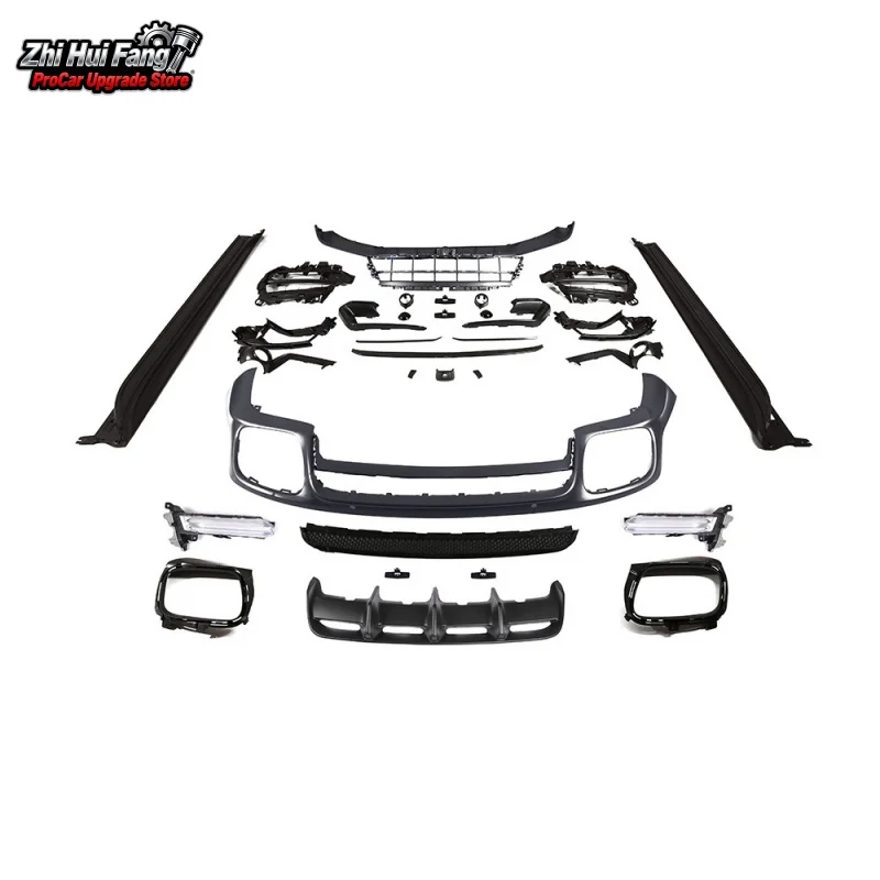 

Подходит для 21-23 Panamera 971.2, обновленные дневные ходовые огни с объемным звуком GTS, боковые юбки с короткой осью, декоративная панель с лезвиями из полипропилена