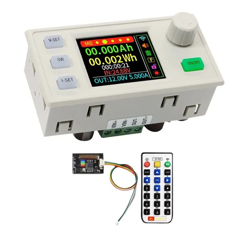 

Регулируемый источник питания постоянного тока B14C XY6509S + комплект 433M, модуль понижающего преобразователя постоянного напряжения и тока 65В 9А 585Вт