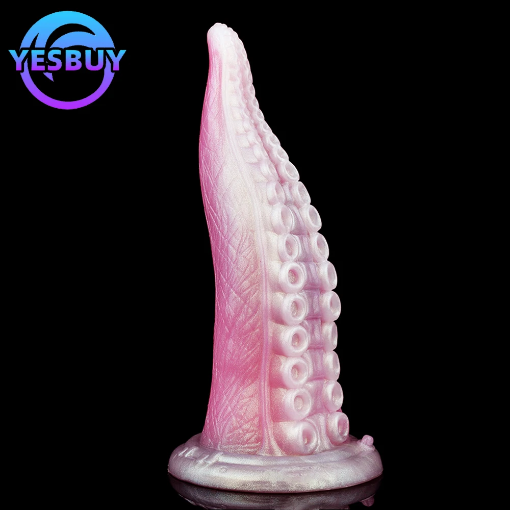 YESBUY Monster Octopus Tentacle Penis Silicone Animal Dildo Butt Plug With Sucker Anal Sex Toy For Couple Anus Vaginal Massager