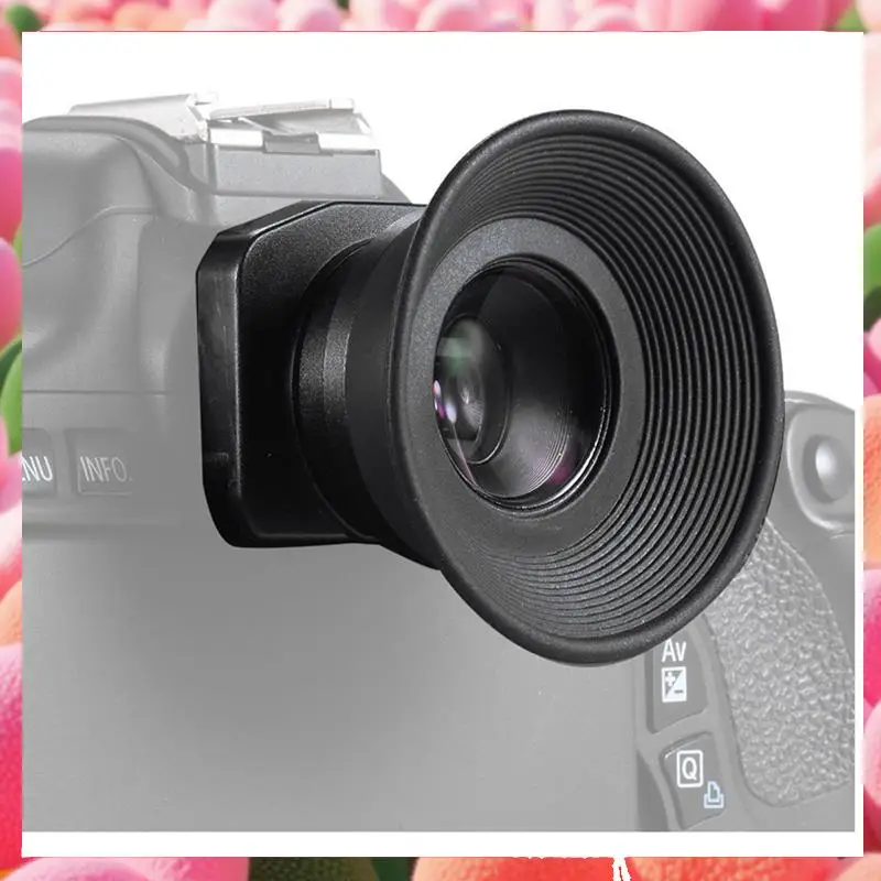 2Pcs 1.51X Fixed Focus Viewfinder Eyepiece Eyecup Magnifier For Canon Nikon Sony Pentax Olympus With 4 Eyepatch-ABJU