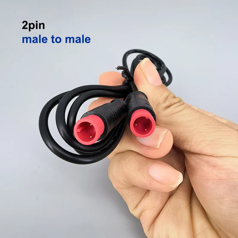 M8 2 3 4 5 6 8 Pin 1M E-bike Snelheidssensor man-vrouw M/F Verlengconnector Kabel Elektrische Fiets Waterdichte Ebike Draad