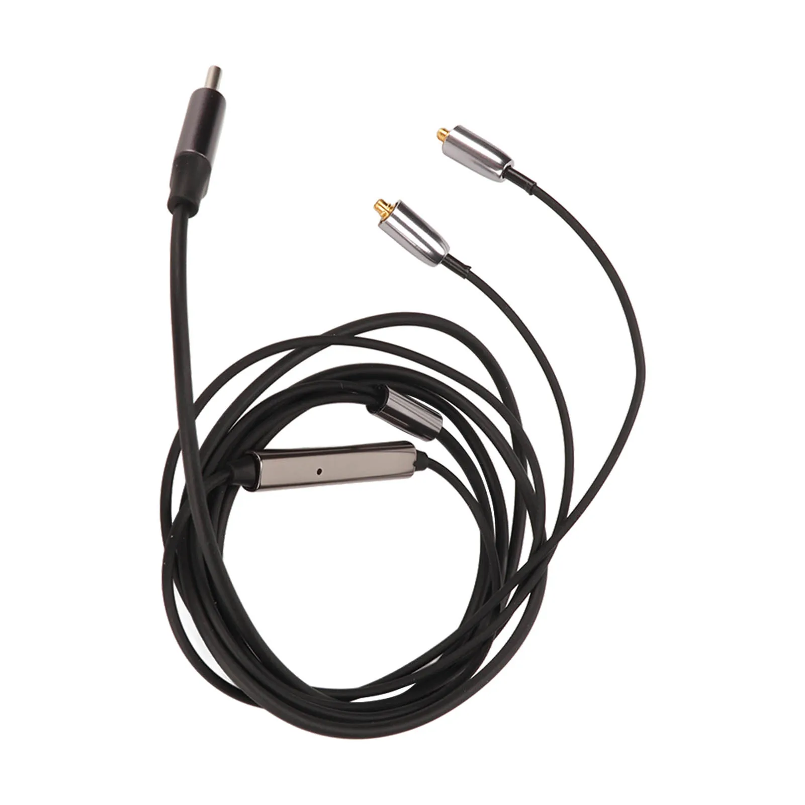 Type C to MMCX Earphone Cable Oxygen Free Copper Headphone Sound Cable Replacement For SE215 SE315 SE425 SE535 SE846 For UE900
