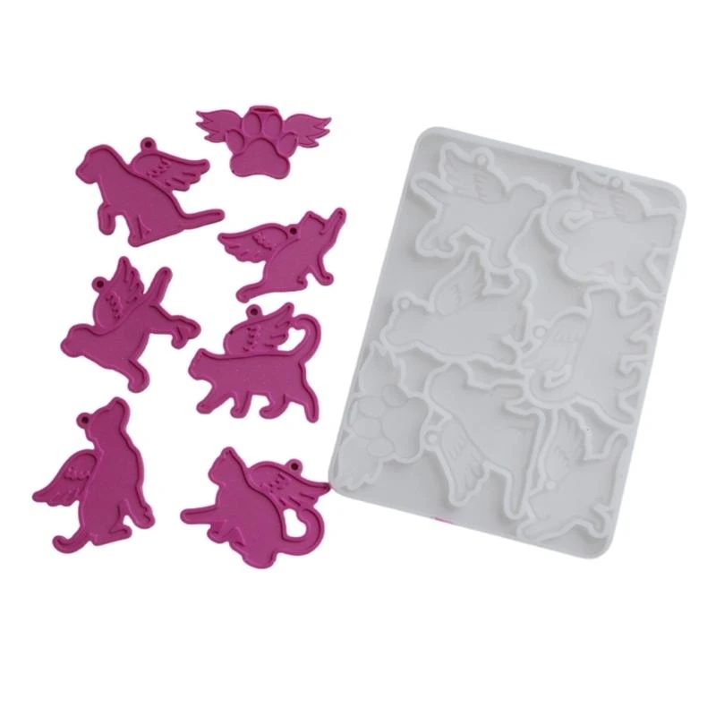 

F42F Creative 3D Cats Silicone Mould Decoration for Resin and Plaster Art Creation