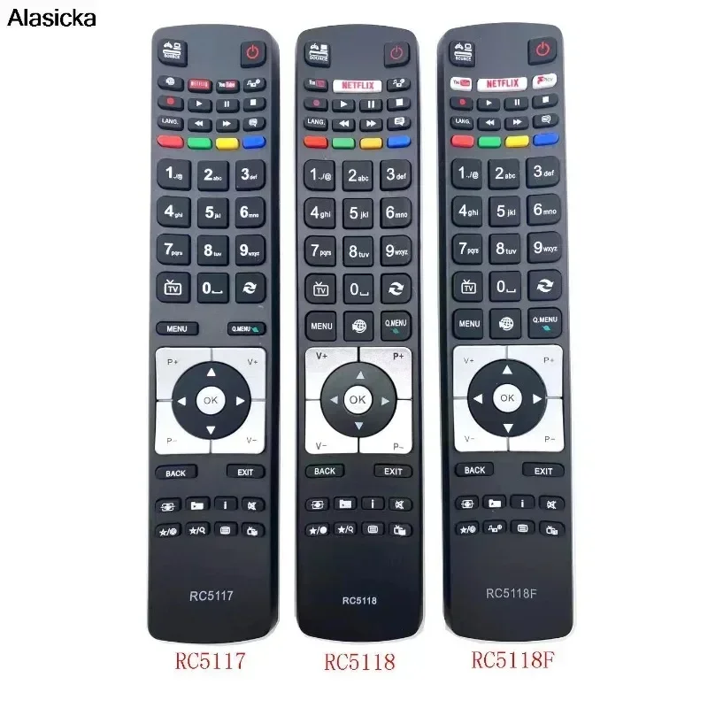 RC5117 RC5118 RC5118F Remote Control Replacement for Hitachi Smart TV 42HXT42UH 43HB6T62U 43HGT69U 48HBT62U 48HBT62UH 48HK6T64U