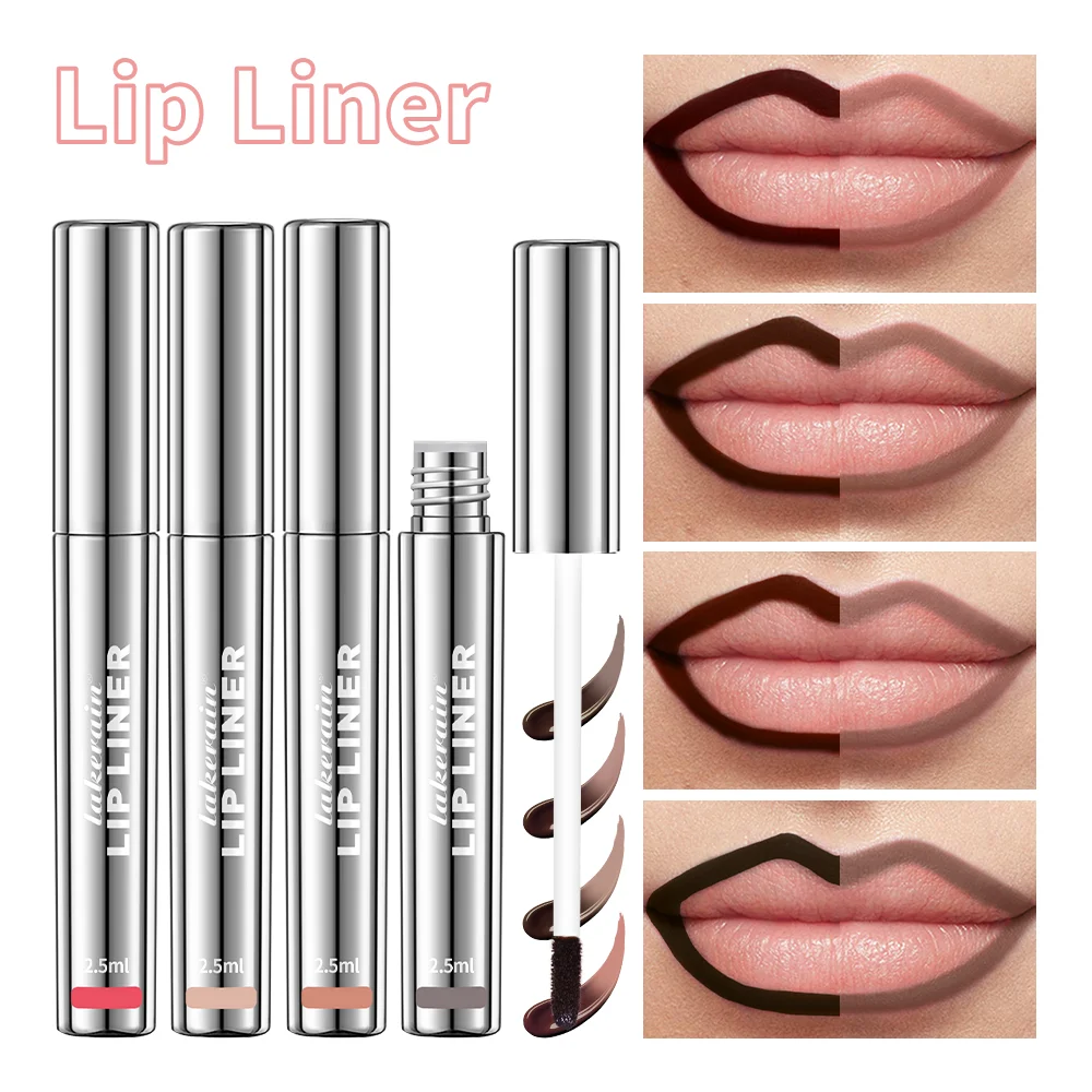 Peel Off Lip Liner, matte Farbe, wasserfest, lichtecht, antihaftbeschichtet, Peel Off Lip Gloss Lip Liner