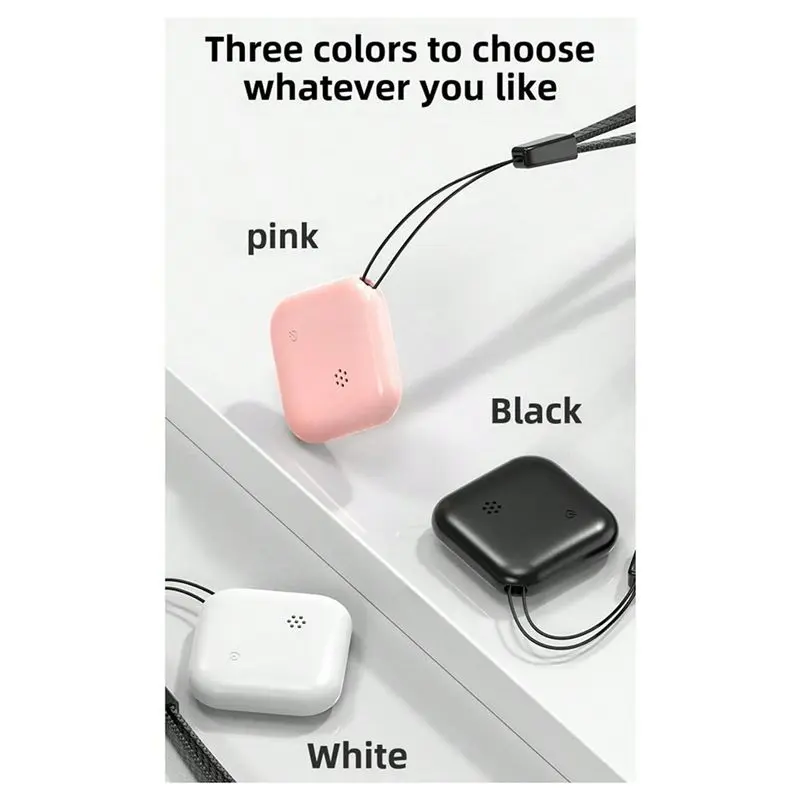 B29C-Bluetooth Smart Tag Anti Lost GPS Tracker Mini Locator For Google Finder Find My Devices For Car Elderly Pet Wallet Pink