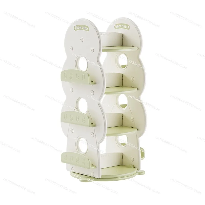 Children's Bookshelf Storage Shelf Toy Picture Book Storage Rotary Bookshelf