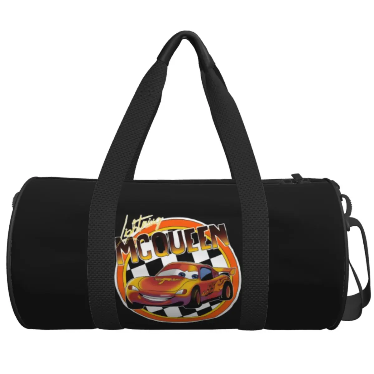 

Travel Bag Lightning McQueen Cars Speed Gym Bag Cartoon Sports Bags Large Capacity Casual Handbag Fitness Bag For Male Female