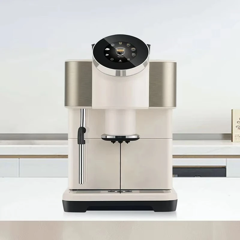 

White Household Automatic Espresso Machine