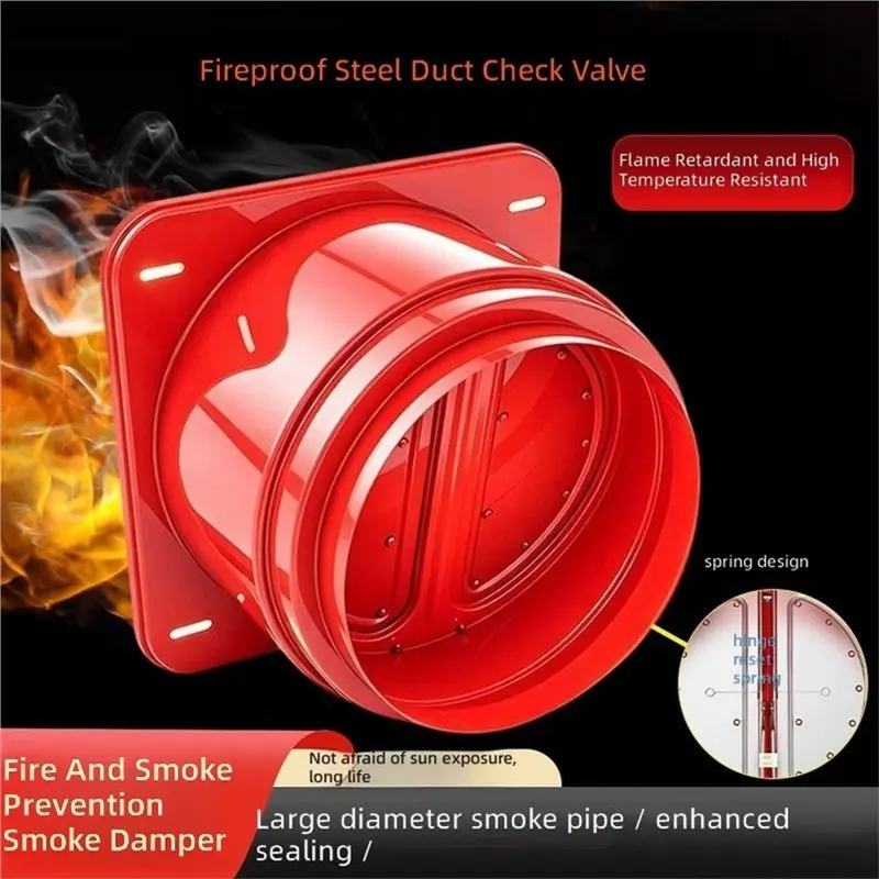 SOFT-Check Valve Exhaust Duct Backdraft Damper One-Way Backdraft Damper Bathroom Backdraft Damper Kitchen Backflow Preventer