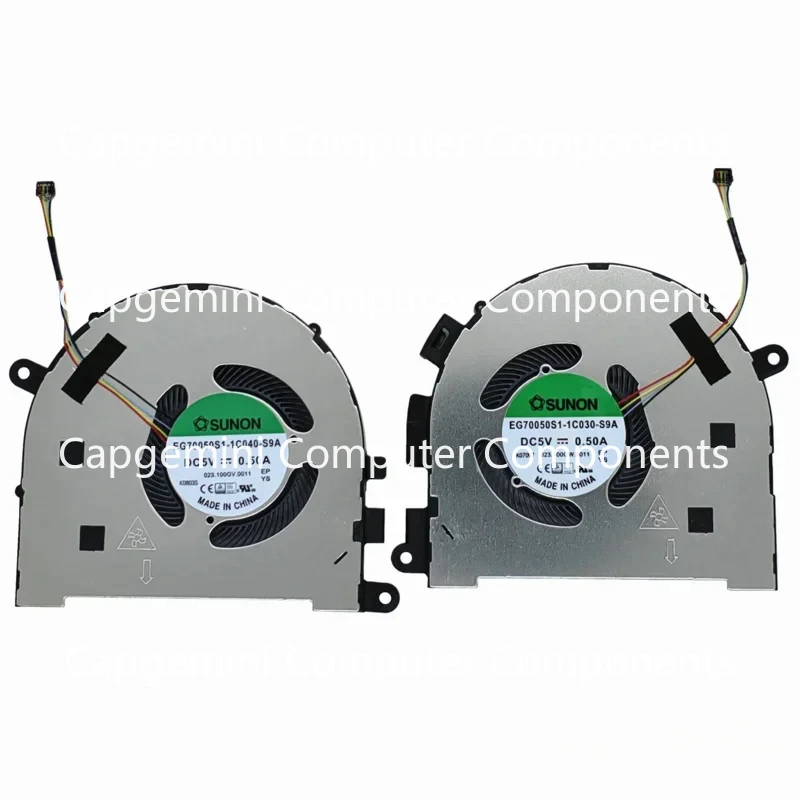P ReplacementNew CPU GPU Cooling Fan for Lenovo Yoga C940-15IRH EG70050S1-1C040-S9A K9C0F1 EG70050S1-1C030-S9A K9C0F0 DC5V 0.50A