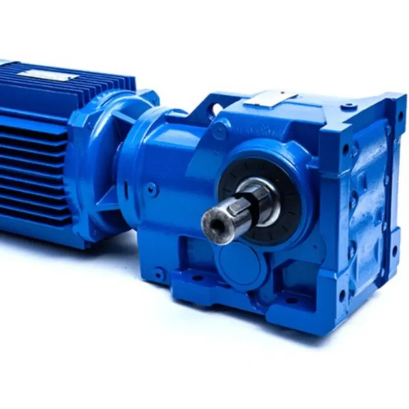 2026 hot sale K series spiral bevel gear reducer motor hard tooth surface helical gear reducer
