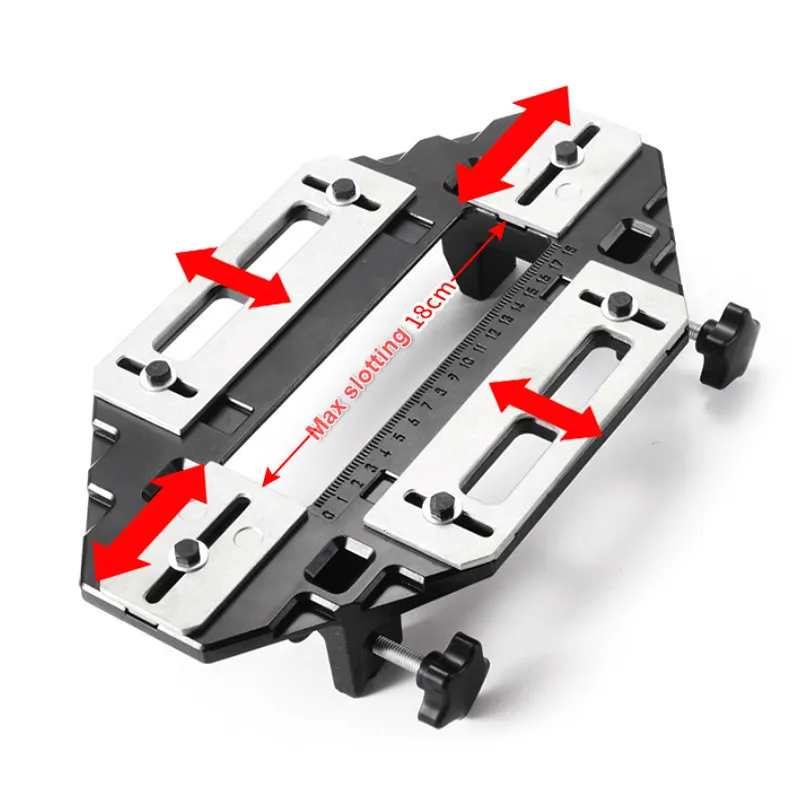 Wooden door hinge hole opener hinge positioning slotting machine punching installation lock fixing drilling artifact