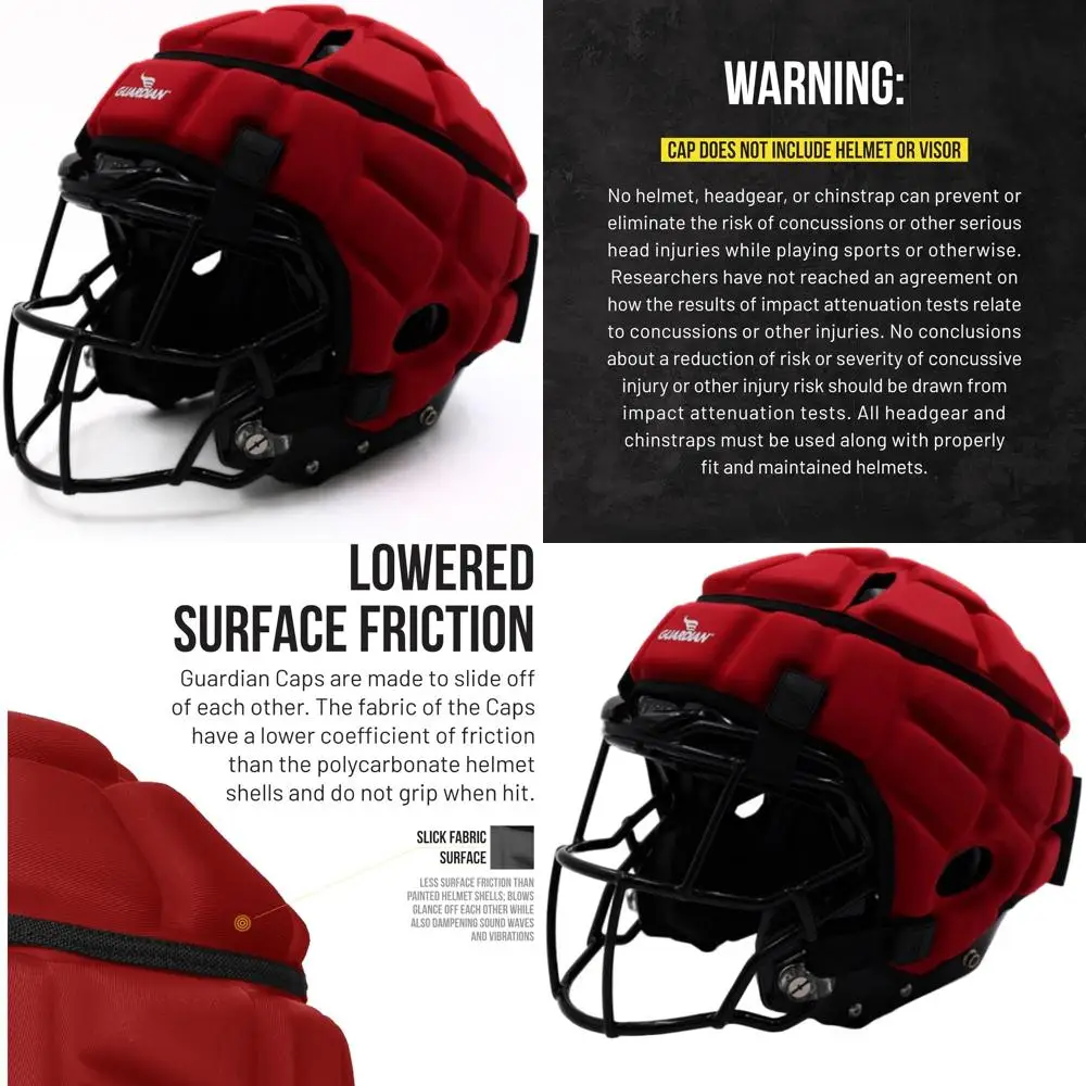 

Universal Soft-Shell Helmet Protector for Football & Lacrosse - Enhances Safety and Helmet Durability