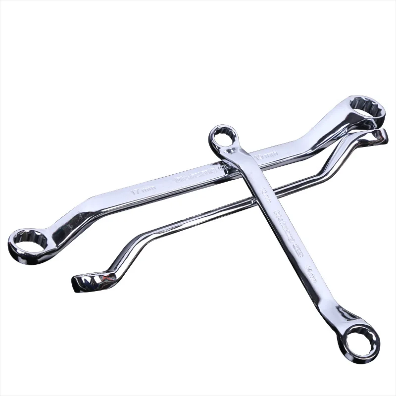 1pcs Double Head Ratchet Wrench Metric 5.5-14mm Offset Ring Spanner Garage Workshop ToolBox End Wrench Nut Spanner