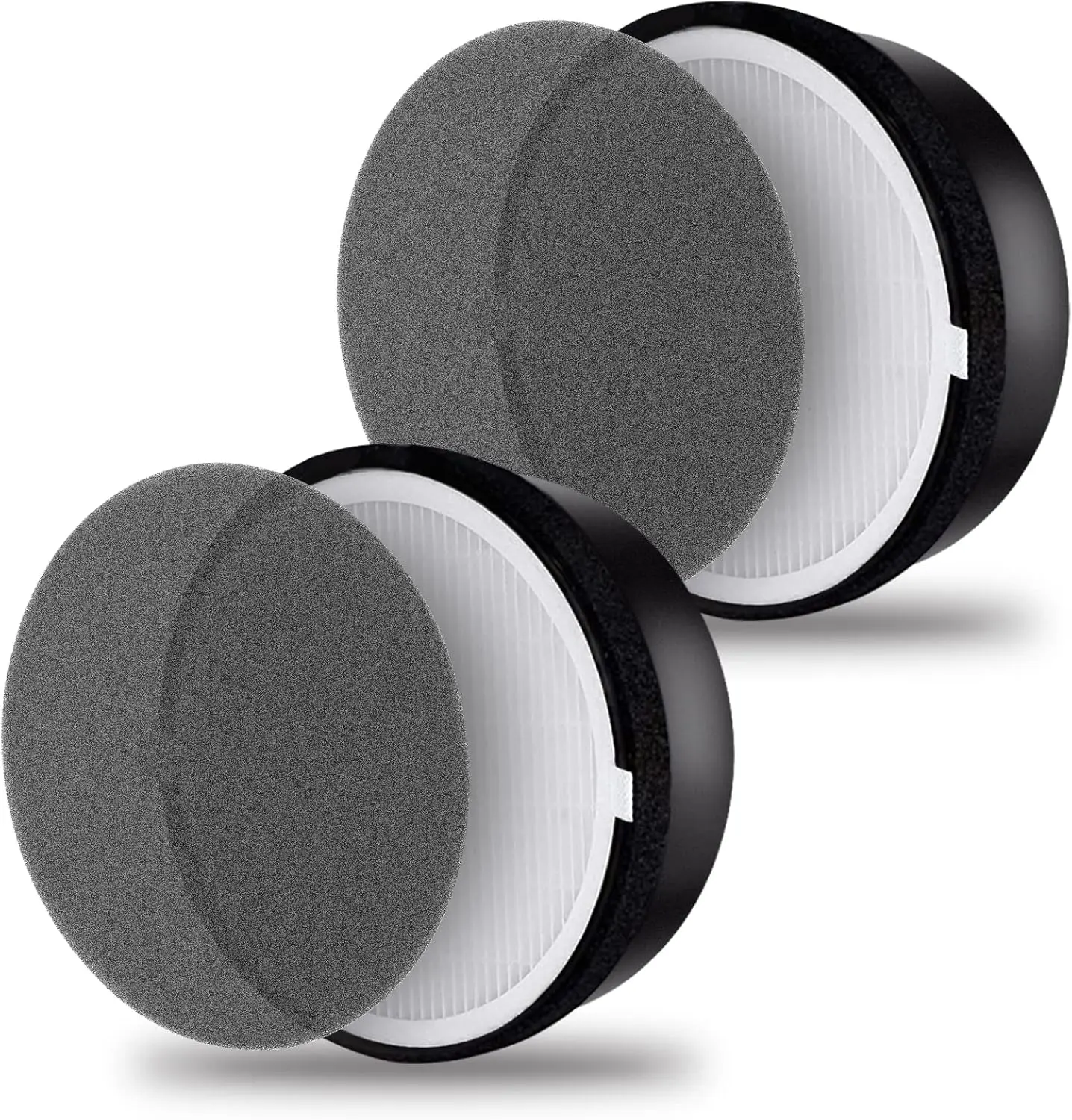 

LV-H132 Replacement Filter for LV-H132 Air Purifier,3-in-1 H13 True HEPA and Activated Carbon Filter,Part # LV-H132-RF,2 P