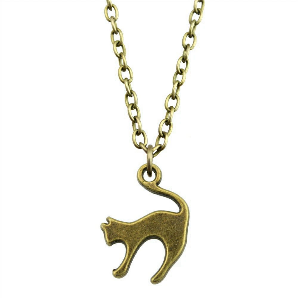 Cute Cats Pendant Necklace Lucky Cat Bring Money Necklaces Pet Jewelry Gift For Women Men Boy