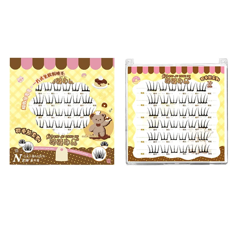 36 pestañas postizas de hadas en racimo, sin necesidad de pegamento, 10-13mm, grupos de pestañas unidas por calor, pestañas individuales naturales suaves y esponjosas