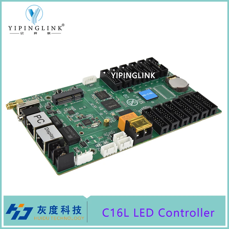 Huidu HD-C16L LED Multimedia Playback Card Offline LED Display Controller Card For Full Color LED Screen