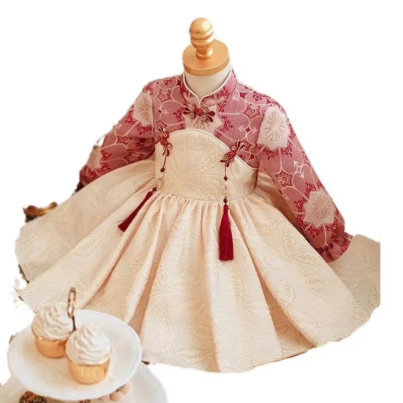 Детское элегантное платье для девочек 2-8 лет