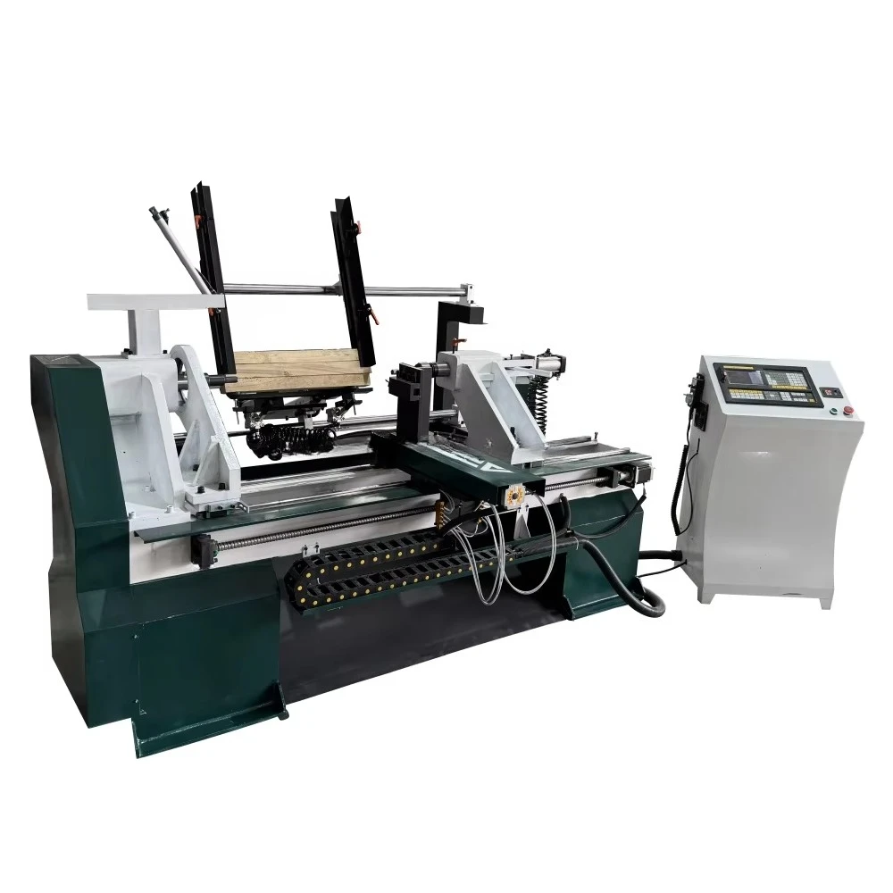 numerical control woodworking lathe popular automatic feeding wooden leg woodworking lathe