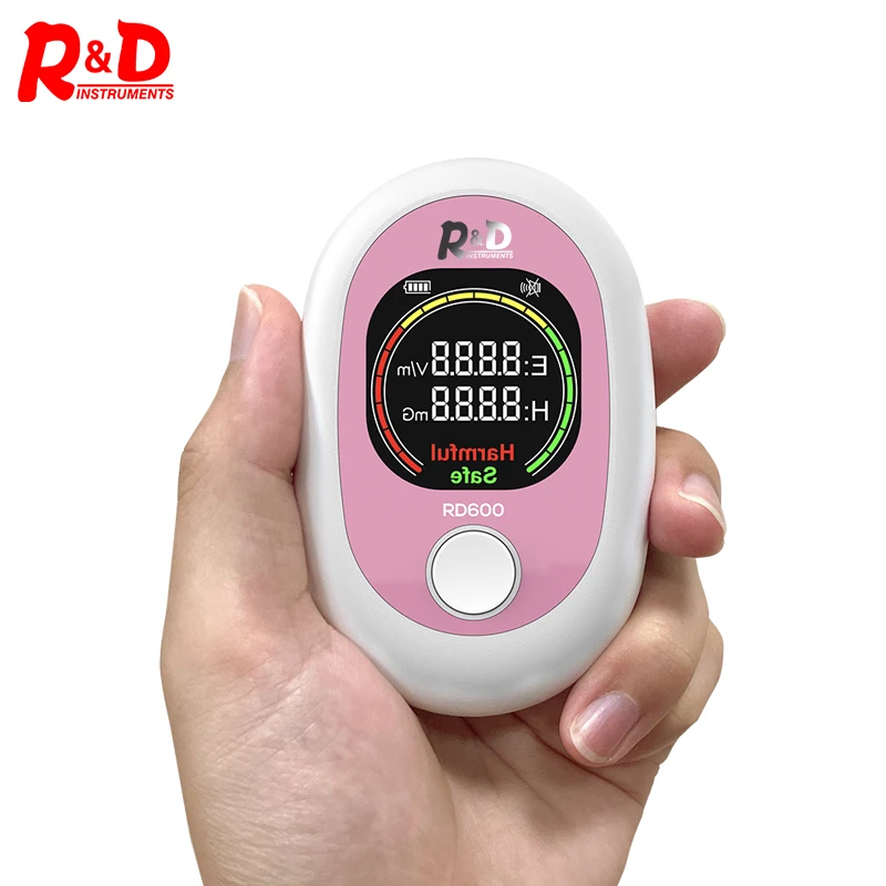 

R&D RD600 Electromagnetic Field Radiation Detector Tester EMF Meter Rechargeable Handheld Portable Counter Emission Dosimeter