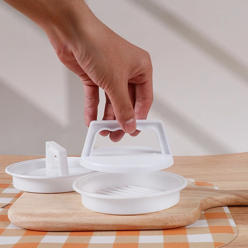 

New 1pc Hamburger Press Stuffed Burger Press Plastic Meat Grill Party BBQ Burger Maker Mould Hamburger Maker Kitchen Tool