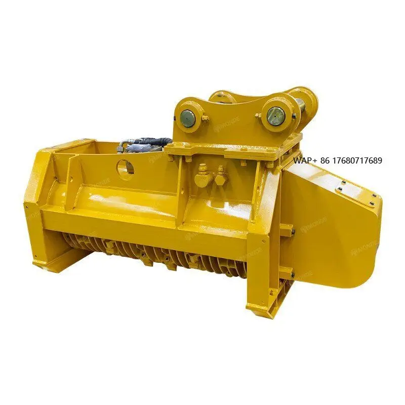 EC240  Excavator Mulcher Attachment Tree Root Crushing Machine