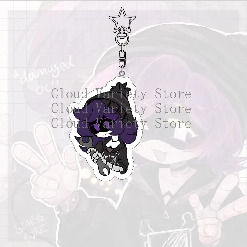 Murder Drones Acrylic Pendant Uzi N Game Figure Exquisite Keychain Bag Decorate Keyring Student Cartoon Collect Birthday Gift