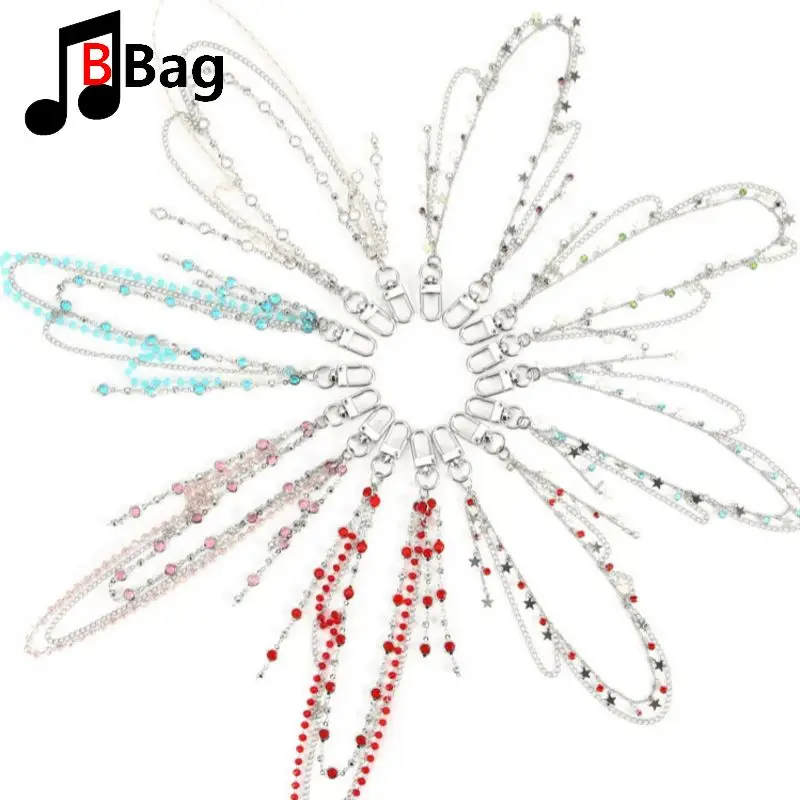 Multi Layer Large Itabag Chain L Size Diy Handmade Charm Shiny Goods Accessory Bag Decor Rhinestone Pendant Kawaii Gothic