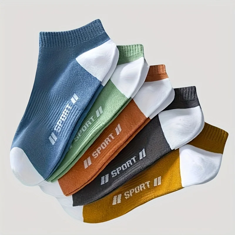 

10-Pair Unisex Short Socks - Moisture-Wicking Low-Cut Shallow Mouth Invisible Boat Socks for Men and Women.