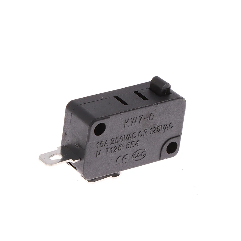 2PCS KW7 0 A Micro Limit Switch Automatic Reset 16A AC125V 250V Silver Contact Water Heater Control Part