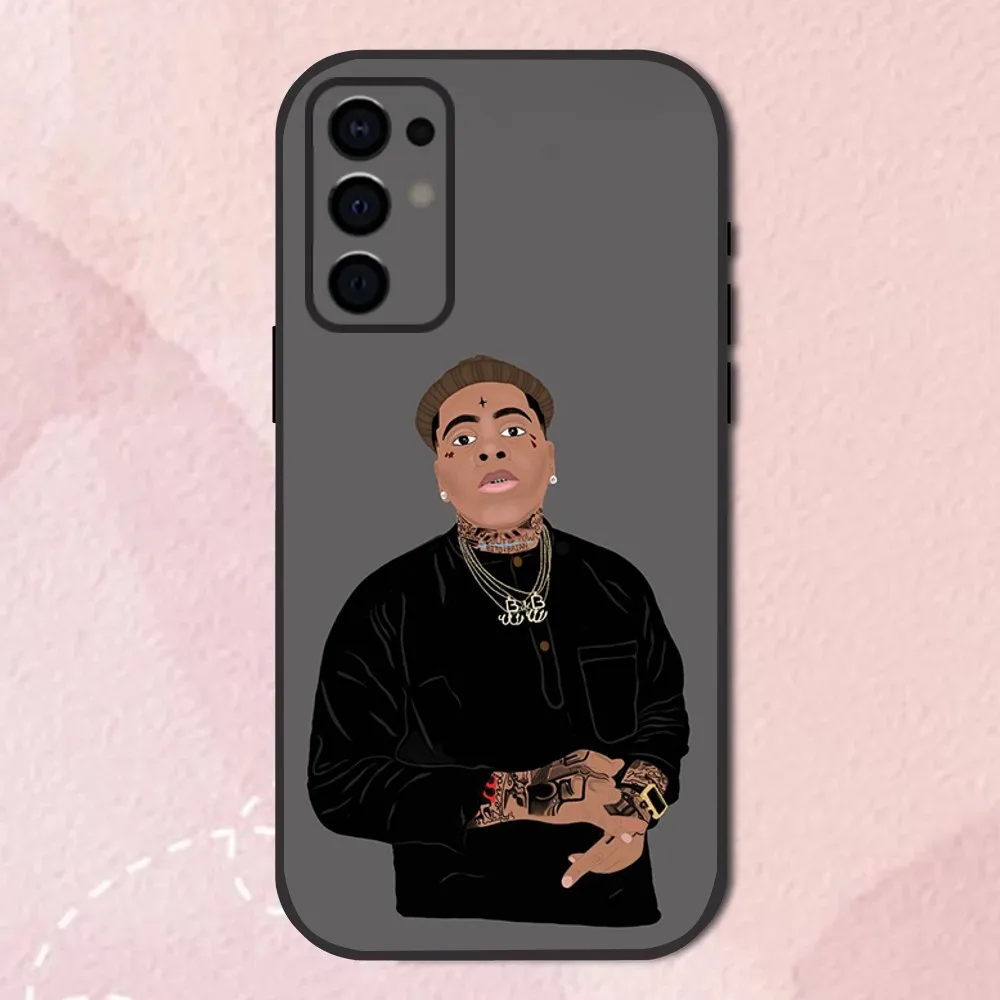 Singer K-Kevin Gates Phone Case For Samsung S24,S21,S22,S23,S30,Ultra,S20,Plus,Fe,Lite,Note,10,9,5G Black Soft Shell