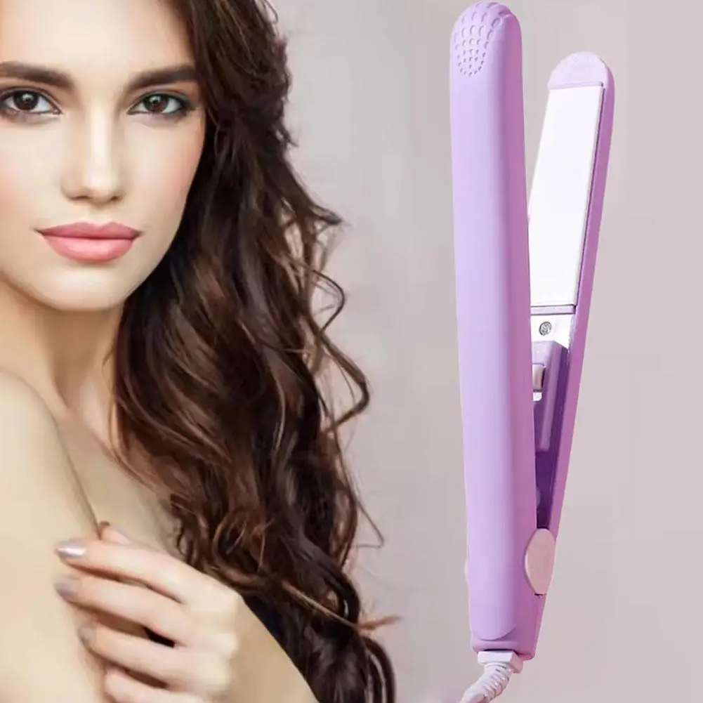 

Multicolor Electric Splint Mini Hair Straightener Versatile Plate Bangs Curling Clip Iron Air X5A0