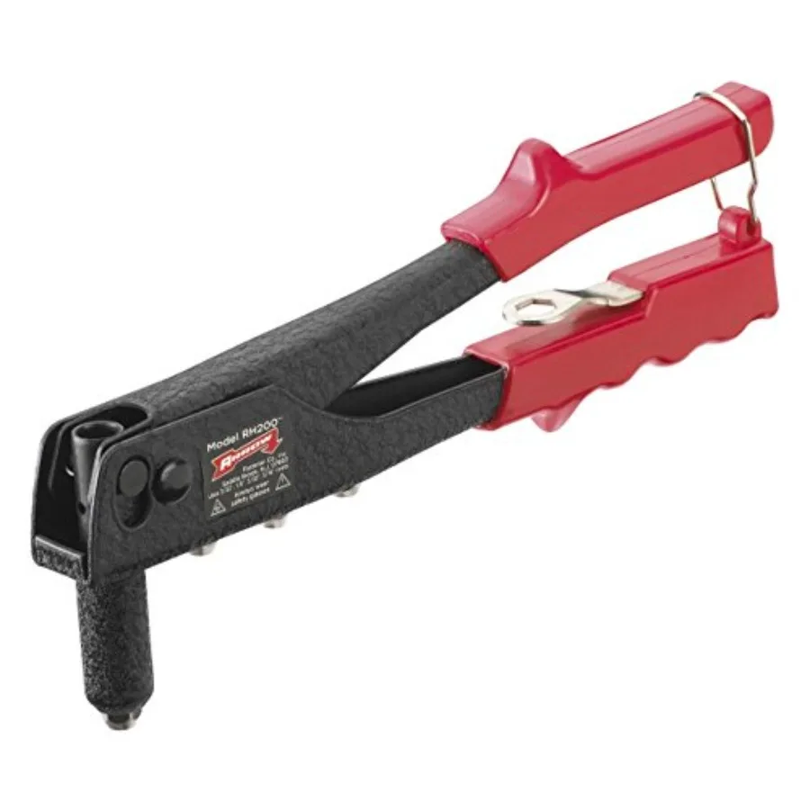 Arrow RH200S 전문가용 수동 리벳 공구, 1/8인치, 5/32인치 및 3/16인치 리벳의 효율적인 설치를 위해 설계됨