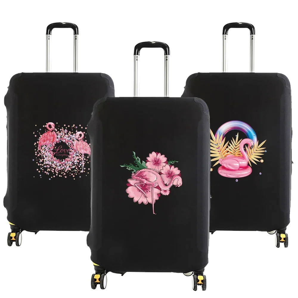 Flamingo Pattern Printed Design Luggage Protective Cover Travel Suitcase Cover Elastic Dust Cases 18-28 Inch Travel Accessories