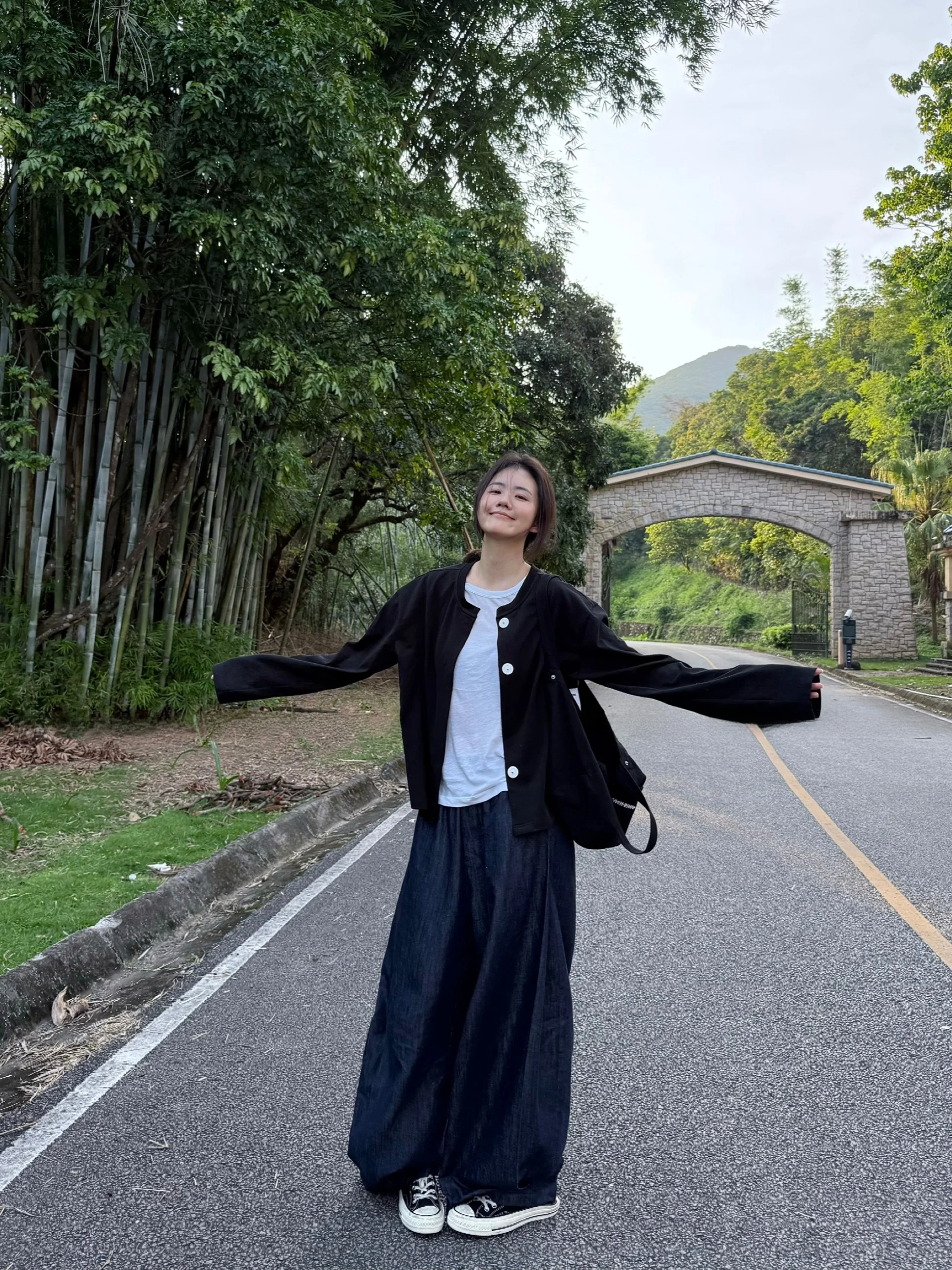 

PEACHZHOU Japanese Sle Loose Fit Casual Lightweight Long Sve round Ne Open Cardigan Women's Pure Cotton 00 Knitted Sw...