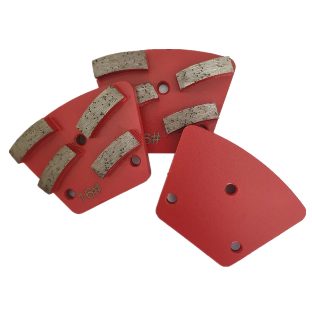 ASL07 Diamond Metal Bond Grinding Shoes Long Grinding Life ASL Concrete Polishing Disc with Four Segments Terrazzo Floor