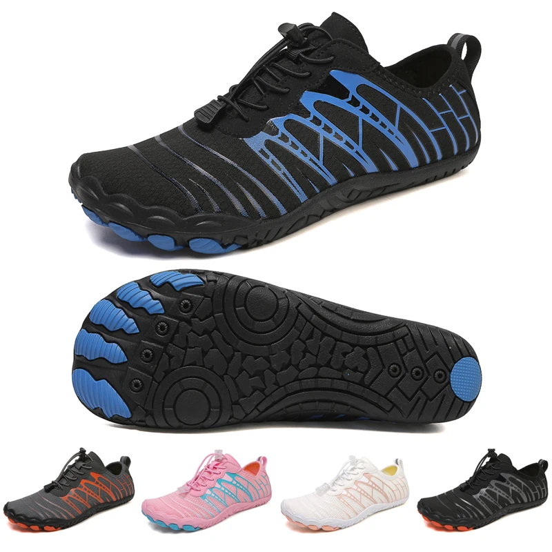 

Нескользящая мужская и женская пляжная обувь для воды, обувь унисекс для взрослых, босиком, большой размер 46, 47, обувь цвета морской волны для плавания
