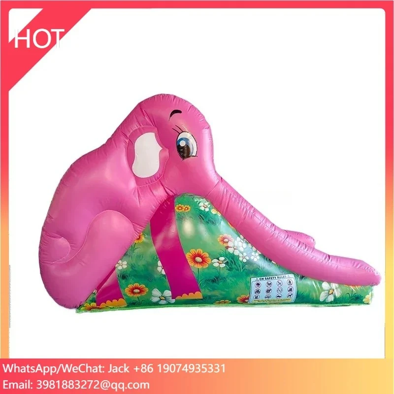 

Commercial Cheap Children Kids Inflatable Toys Accessories Dry pink Elephant Inflatable Slide for Outdoor