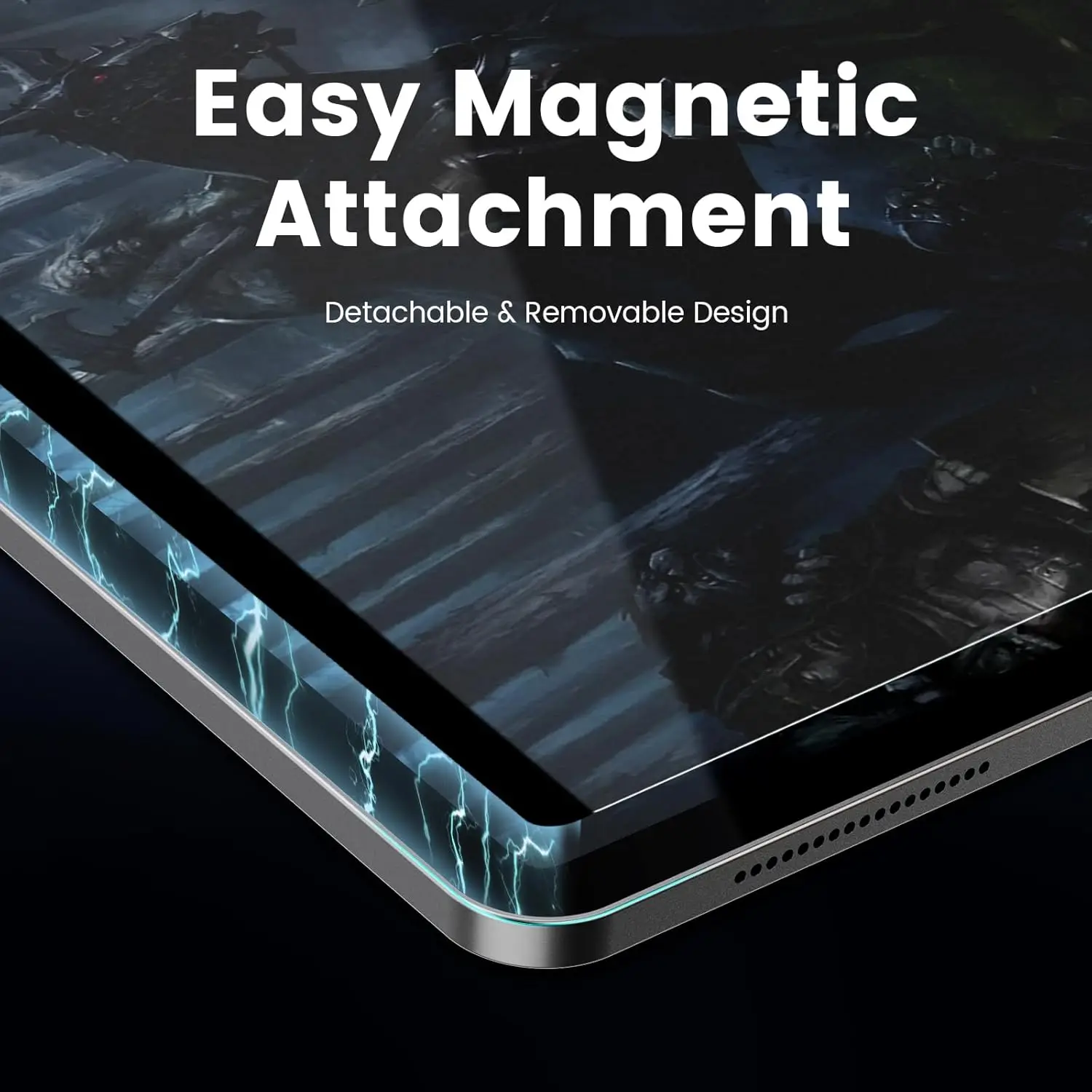 1Pcs Detachable Magnetic Paper Feel Screen Protector for iPad Air 13 2025 Write and Draw Like on Paper Tempered Film - view 4