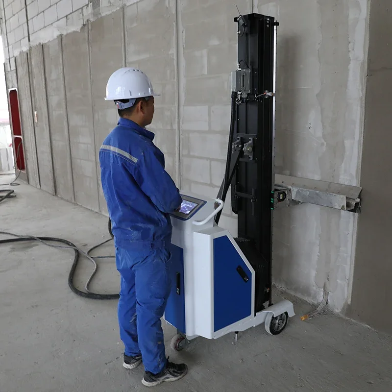 Rendering Machines Plastering Machine Automatic Wall Cement Smoothing Machine for Construction Equipment